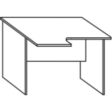 Стол криволинейный